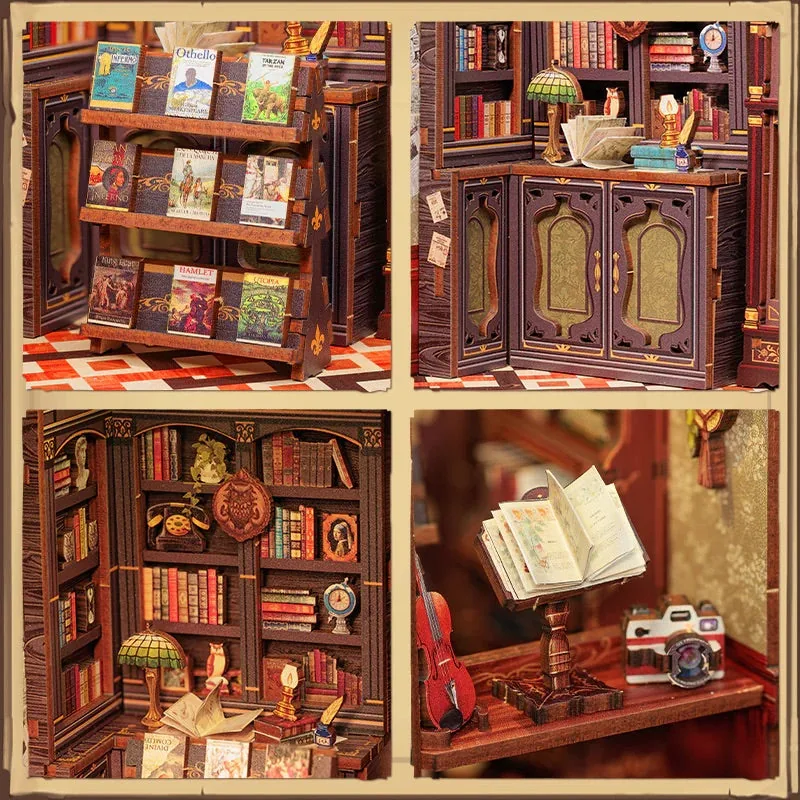 Booknook-kit: Owl bookstore 3 Booknook-kit: Owl bookstore - Bilde 3
