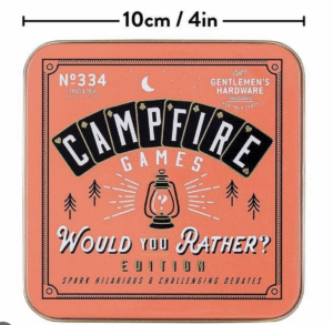 Campfire game: Would you rather 1 Campfire Would you rather