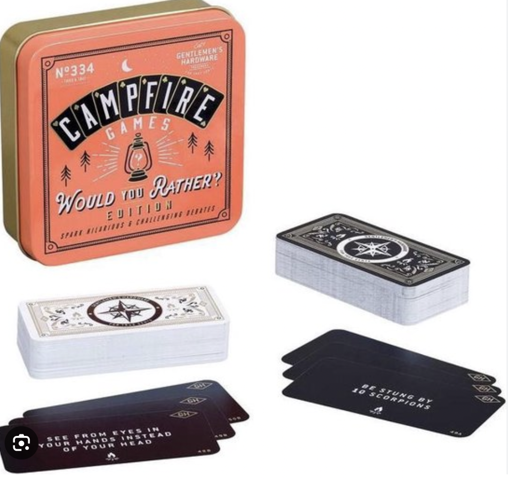 Campfire game: Would you rather 3 Campfire game: Would you rather